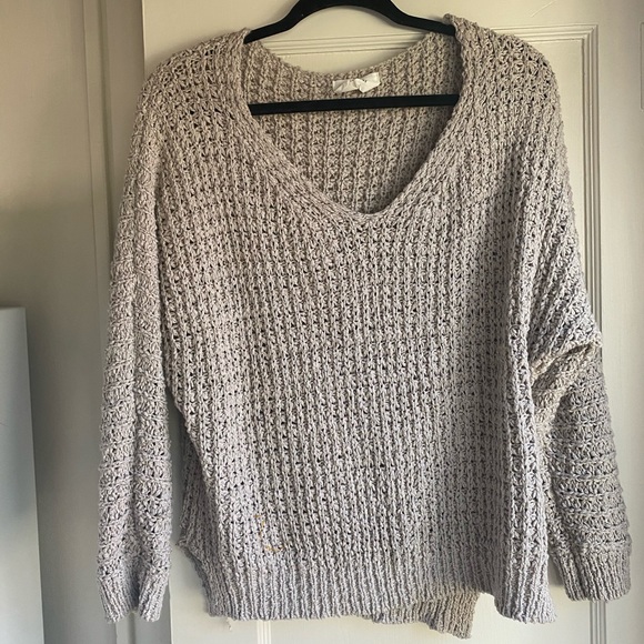 Free People Sweaters - The Native One Tan V-neck Sweater